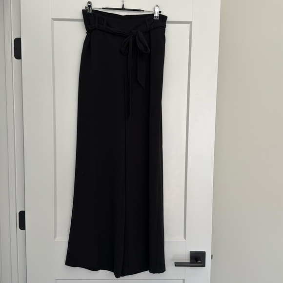 a new day Pants - A New Day Paper Bag Waist Pants - Black